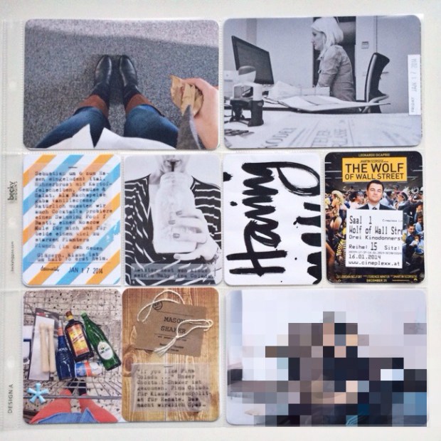 project life 2014 # 1 schnipseldesign deutsch