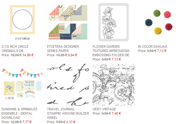 Stampin up Angebote der Woche 1806-24062014