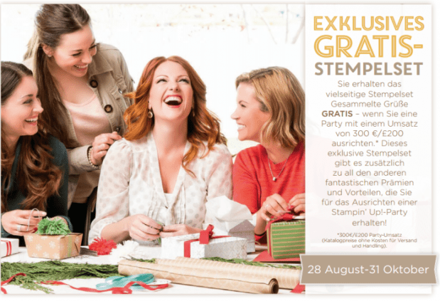 stampin up aktion gesammelte grusse