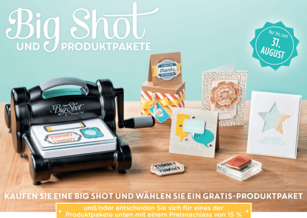 stampin up big shot aktion august schnipseldesign